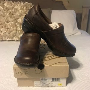 BOC work shoes/clogs dark brown. Brand new